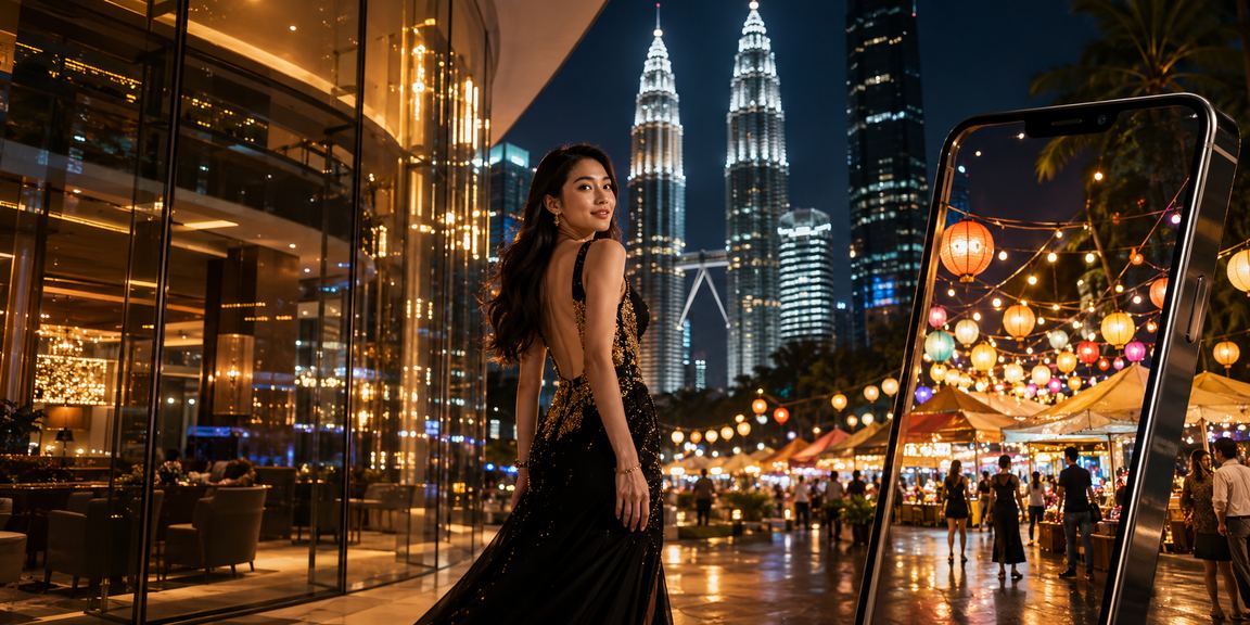 Pengguna Kuala Lumpur menggunakan platform kasino mudah alih 338 dengan antara muka Bahasa Melayu