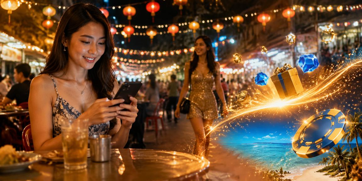 Pengguna Kuala Lumpur mengakses kasino dalam talian melalui telefon pintar